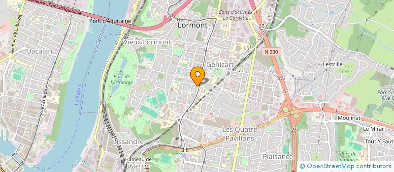 localisation de l'entreprise MONSIEUR PIERRE DE LA JOUSSELINIERE  LORMONT