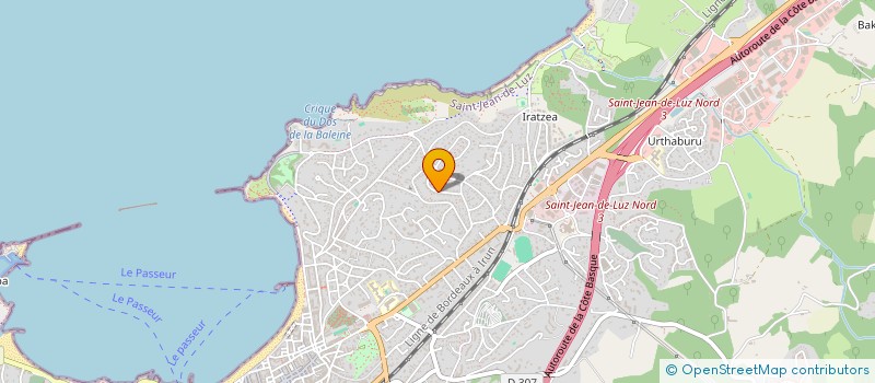 localisation de l'entreprise MONSIEUR PIERRE DE LECUBERRIETA  SAINT-JEAN-DE-LUZ