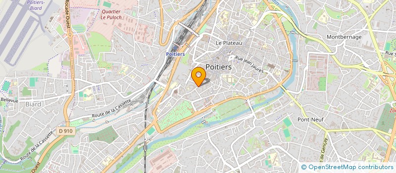 localisation de l'entreprise MONSIEUR PIERRE DE MAILLARD LAMANDIE à POITIERS