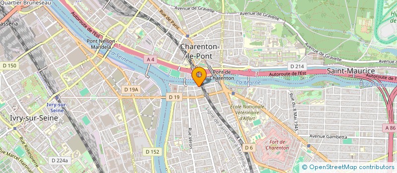 localisation de l'entreprise MONSIEUR PIERRE DE MARCO  ALFORTVILLE