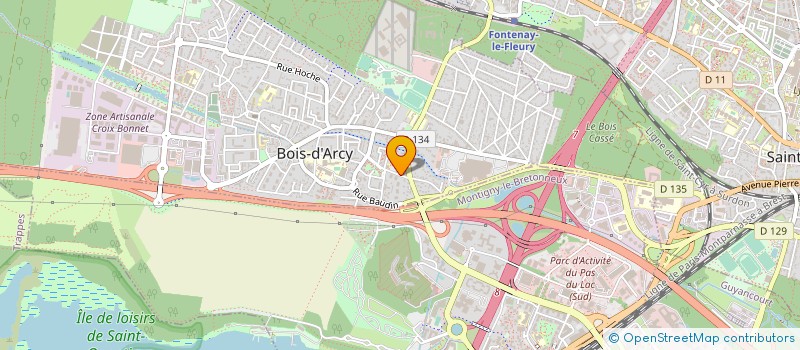 localisation de l'entreprise MONSIEUR PIERRE DE MENOU  BOIS-D'ARCY