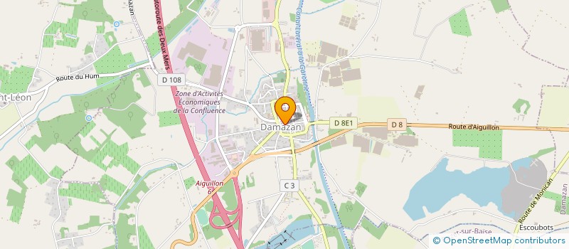 localisation de l'entreprise MONSIEUR PIERRE DE MONTBRUN  DAMAZAN