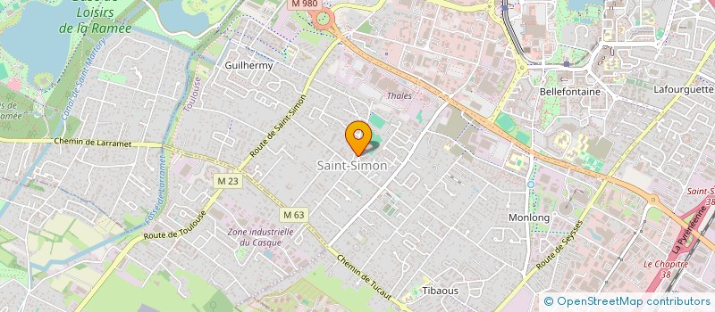 localisation de l'entreprise MONSIEUR PIERRE DE MONTIS  TOULOUSE