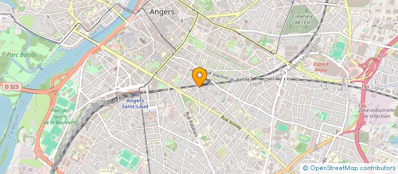localisation de l'entreprise MONSIEUR PIERRE DE MONTZEY  ANGERS