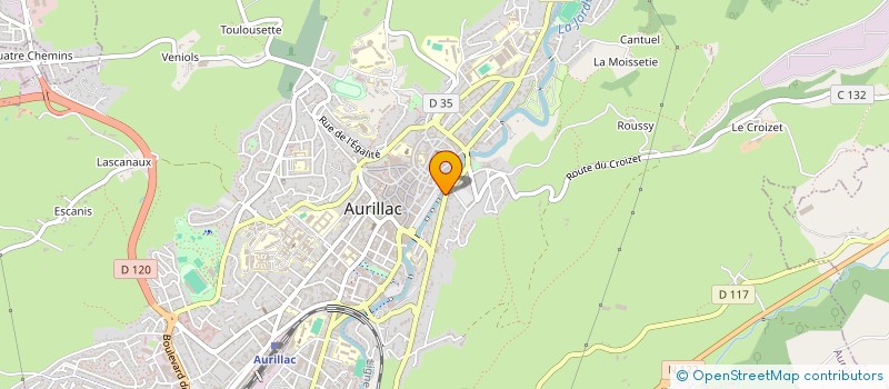 localisation de l'entreprise MONSIEUR PIERRE DE PRATO à AURILLAC