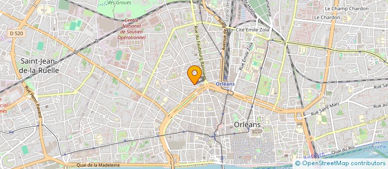 localisation de l'entreprise MONSIEUR PIERRE DE RIBAUCOURT à ORLEANS