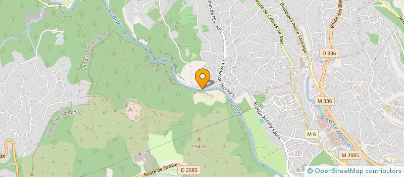 localisation de l'entreprise MONSIEUR PIERRE DEBARD  LA COLLE-SUR-LOUP