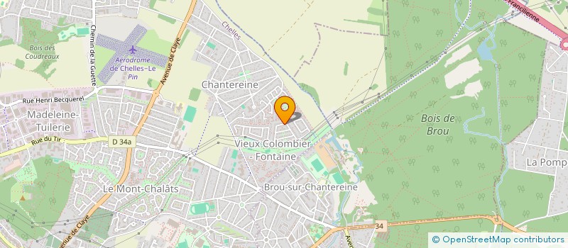 localisation de l'entreprise MONSIEUR PIERRE DEBEK  CHELLES