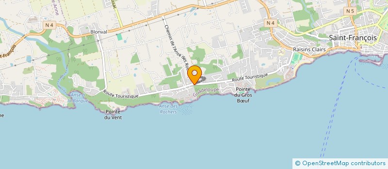 localisation de l'entreprise MONSIEUR PIERRE DEBERNARDY  SAINT-FRANCOIS