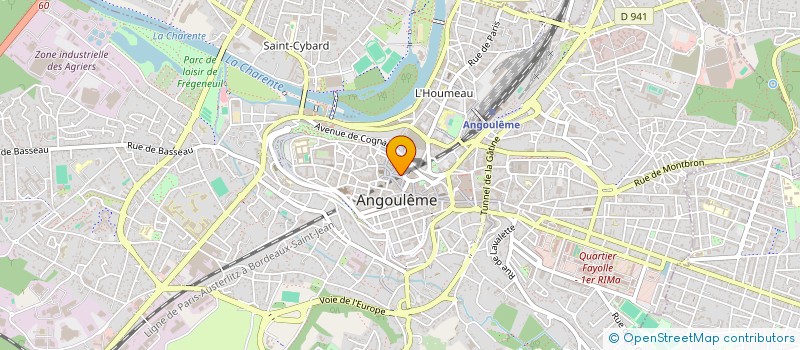 localisation de l'entreprise MONSIEUR PIERRE DEBIEN à ANGOULEME