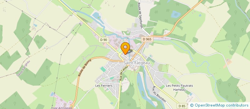 localisation de l'entreprise MONSIEUR PIERRE DEBRIGODE à SAINT-FARGEAU