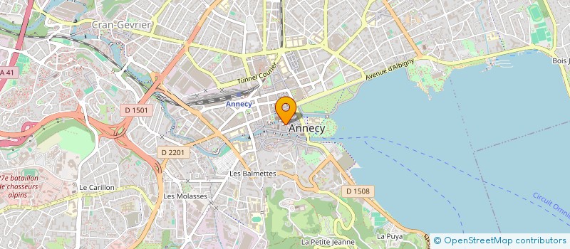 localisation de l'entreprise MONSIEUR PIERRE DEBROUX à ANNECY
