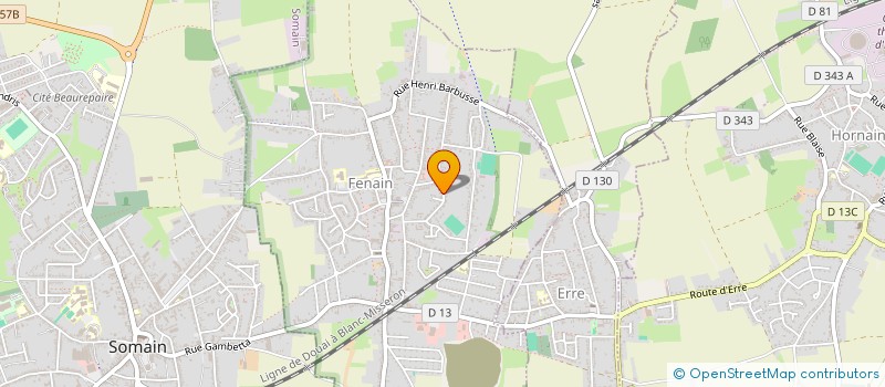 localisation de l'entreprise MONSIEUR PIERRE DECA  FENAIN