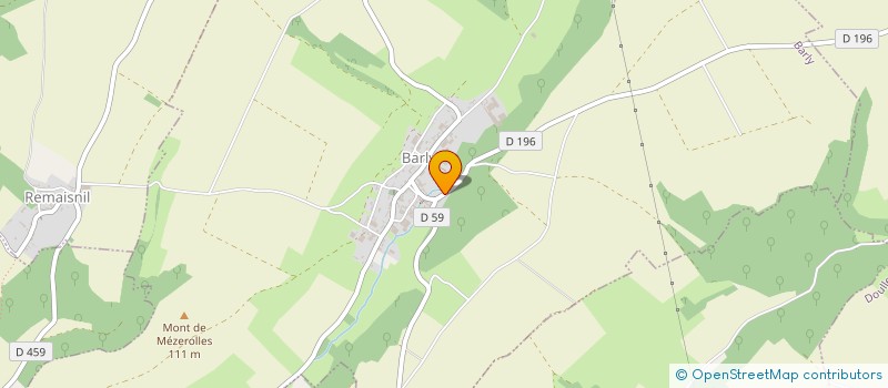 localisation de l'entreprise MONSIEUR PIERRE DECARME à BARLY