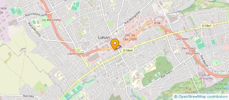 localisation de l'entreprise MONSIEUR PIERRE DECATOIRE à LIEVIN