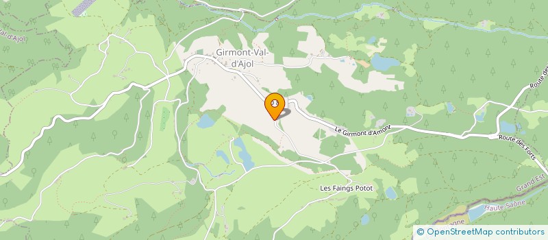 localisation de l'entreprise MONSIEUR PIERRE DECOMBE  GIRMONT-VAL-D'AJOL