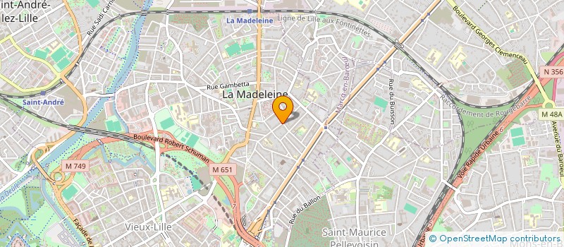 localisation de l'entreprise MONSIEUR PIERRE DECOTTIGNIES à LA MADELEINE