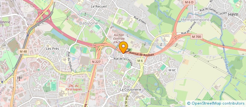 localisation de l'entreprise MONSIEUR PIERRE DEDEKEN à VILLENEUVE-D'ASCQ