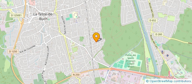 localisation de l'entreprise MONSIEUR PIERRE DEFALQUE à LA TESTE-DE-BUCH