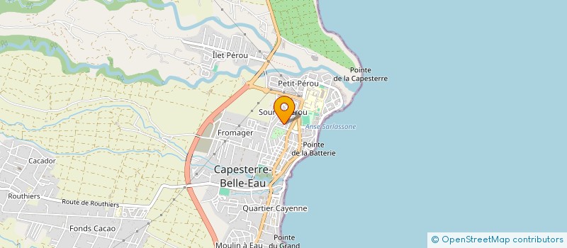 localisation de l'entreprise MONSIEUR PIERRE DEFOE à CAPESTERRE-BELLE-EAU