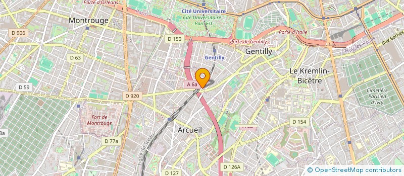 localisation de l'entreprise MONSIEUR PIERRE DEFRANCE à ARCUEIL