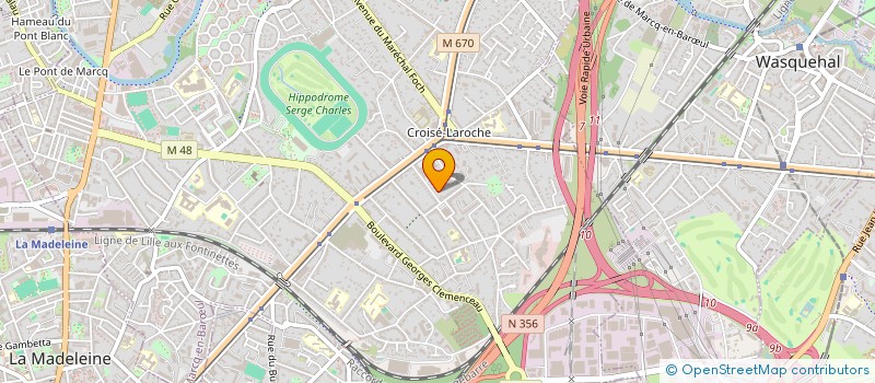 localisation de l'entreprise MONSIEUR PIERRE DEFRANCE à MARCQ-EN-BARŒUL