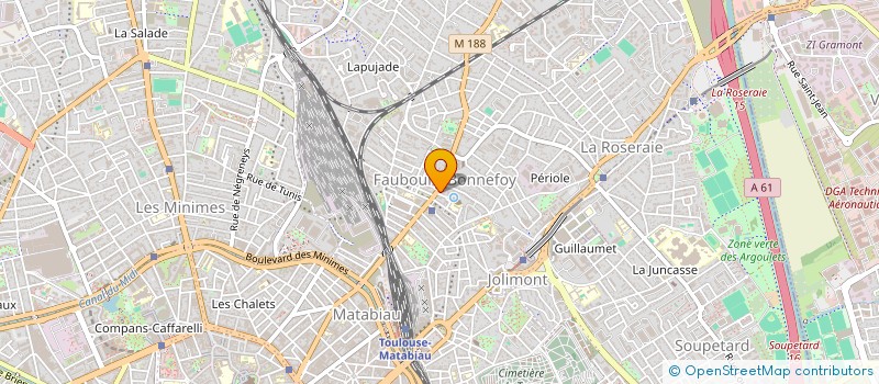 localisation de l'entreprise MONSIEUR PIERRE DEFRETIN à TOULOUSE