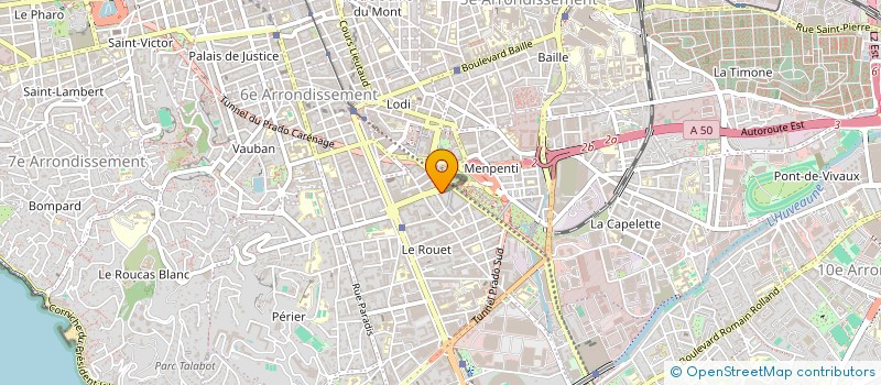 localisation de l'entreprise MONSIEUR PIERRE DEGEORGES à MARSEILLE