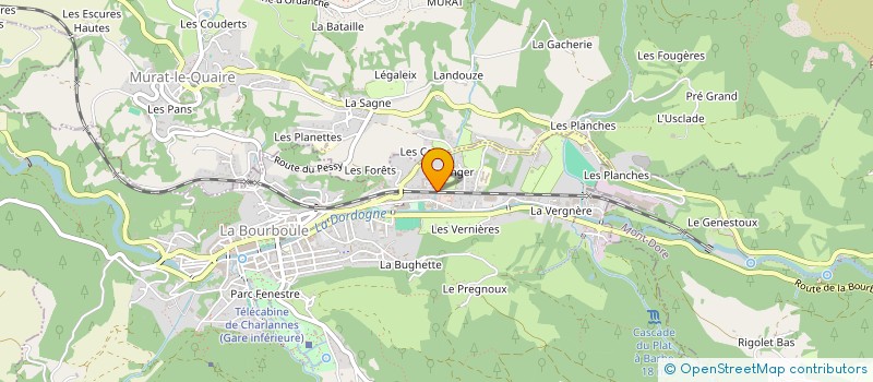 localisation de l'entreprise MONSIEUR PIERRE DEGIOANNI à LA BOURBOULE