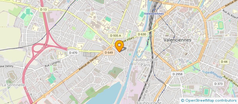 localisation de l'entreprise MONSIEUR PIERRE DEHONDT à VALENCIENNES
