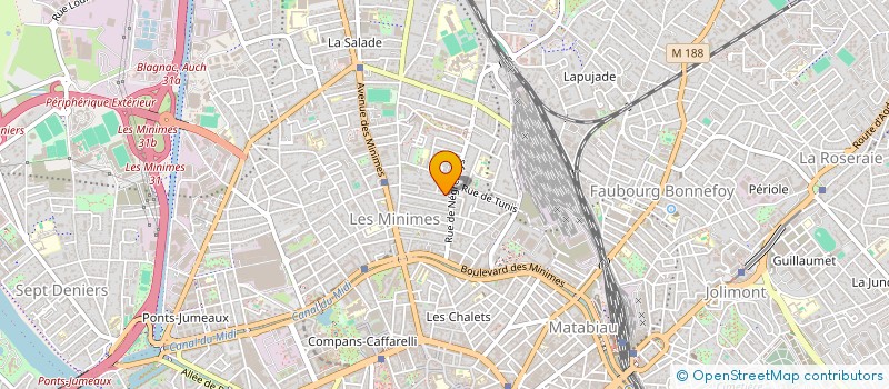 localisation de l'entreprise MONSIEUR PIERRE DEJEAN  TOULOUSE