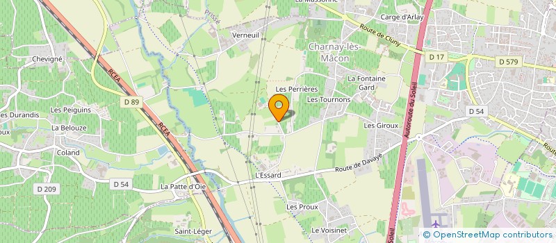 localisation de l'entreprise MONSIEUR PIERRE DELACROIX  CHARNAY-LES-MACON