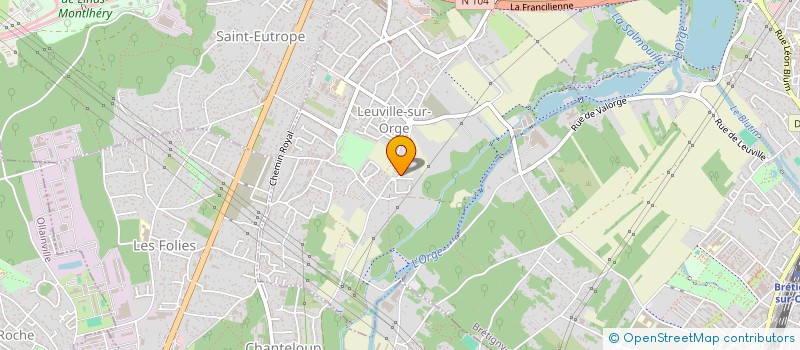 localisation de l'entreprise MONSIEUR PIERRE DELAGE  LEUVILLE-SUR-ORGE