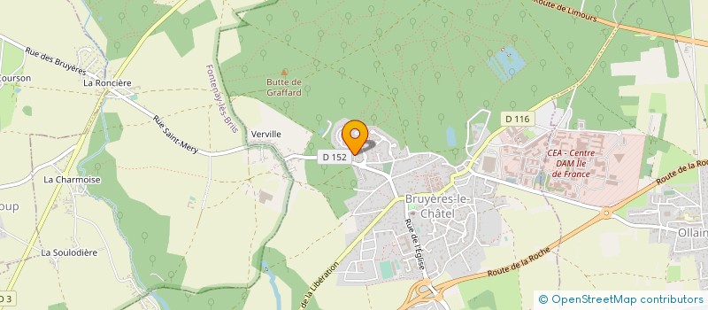 localisation de l'entreprise MONSIEUR PIERRE DELAGNEAU  BRUYERES-LE-CHATEL