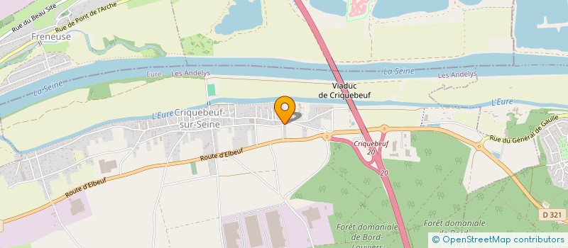 localisation de l'entreprise MONSIEUR PIERRE DELAMARE  CRIQUEBEUF-SUR-SEINE