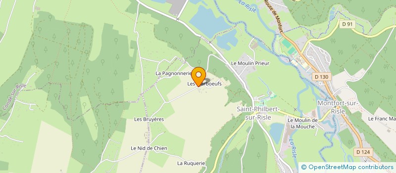 localisation de l'entreprise MONSIEUR PIERRE DELAMARRE  SAINT-PHILBERT-SUR-RISLE