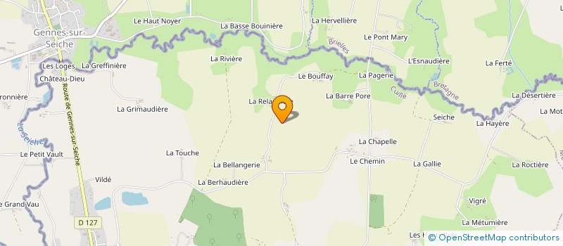 localisation de l'entreprise MONSIEUR PIERRE DELANOE  GASTINES