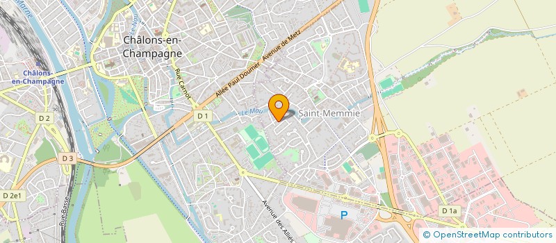 localisation de l'entreprise MONSIEUR PIERRE DELAPORTE  SAINT-MEMMIE