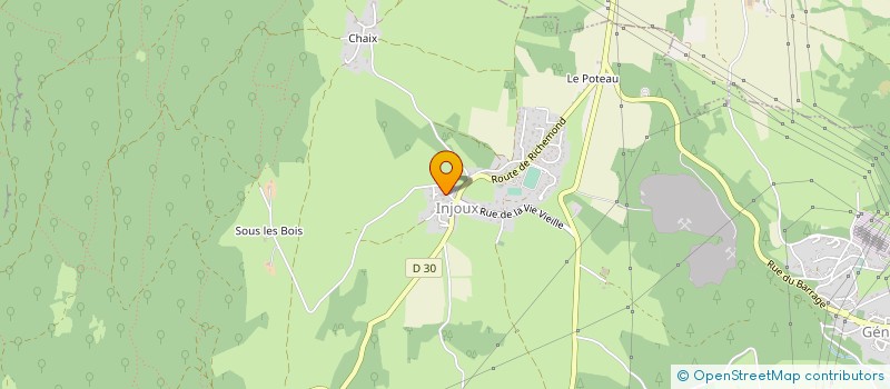 localisation de l'entreprise MONSIEUR PIERRE DELAROUE à INJOUX-GENISSIAT