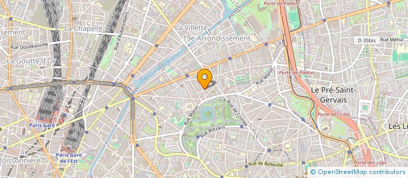 localisation de l'entreprise MONSIEUR PIERRE DELAS  PARIS