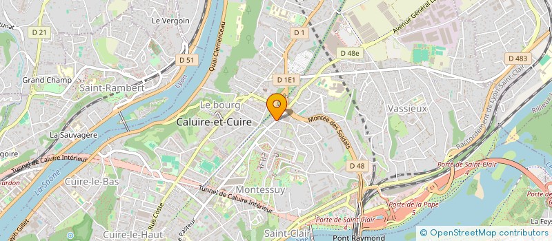 localisation de l'entreprise MONSIEUR PIERRE DELATTRE à CALUIRE-ET-CUIRE