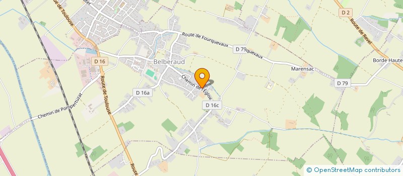 localisation de l'entreprise MONSIEUR PIERRE DELATTRE  BELBERAUD