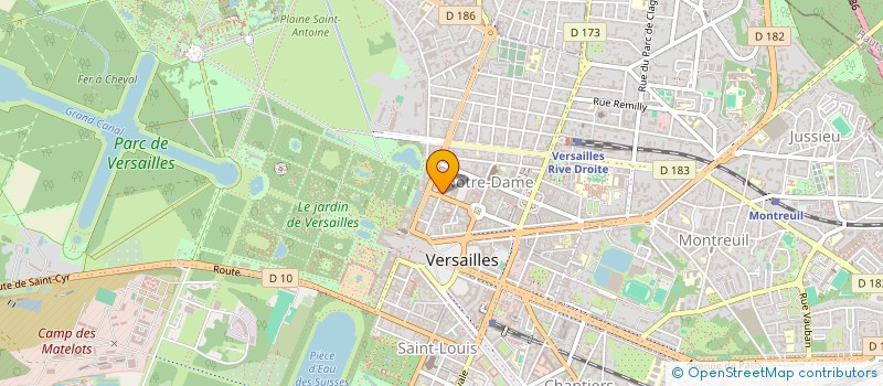 localisation de l'entreprise MONSIEUR PIERRE DELAUNAY à VERSAILLES