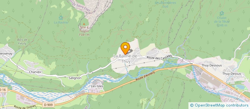 localisation de l'entreprise MONSIEUR PIERRE DELEAN  LA BALME-DE-THUY