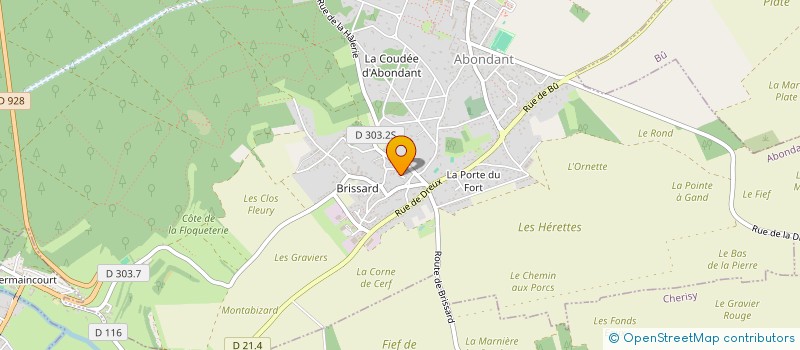 localisation de l'entreprise MONSIEUR PIERRE DELESTRE à ABONDANT