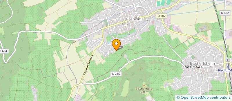 localisation de l'entreprise MONSIEUR PIERRE DELHOUME  ROSHEIM