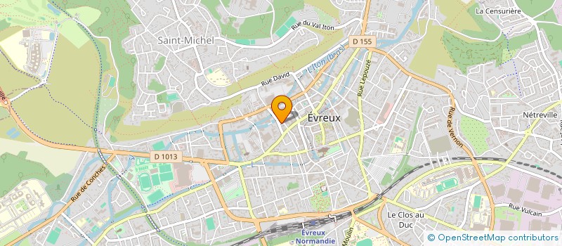 localisation de l'entreprise MONSIEUR PIERRE DELHOUMEAU  EVREUX