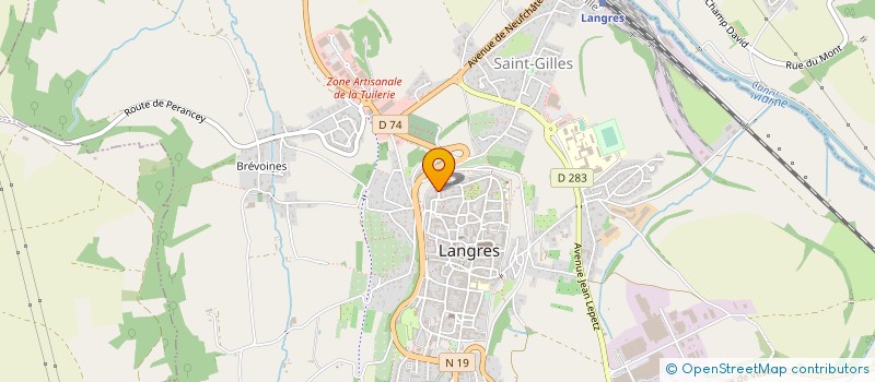 localisation de l'entreprise MONSIEUR PIERRE DELLA VALLE à LANGRES