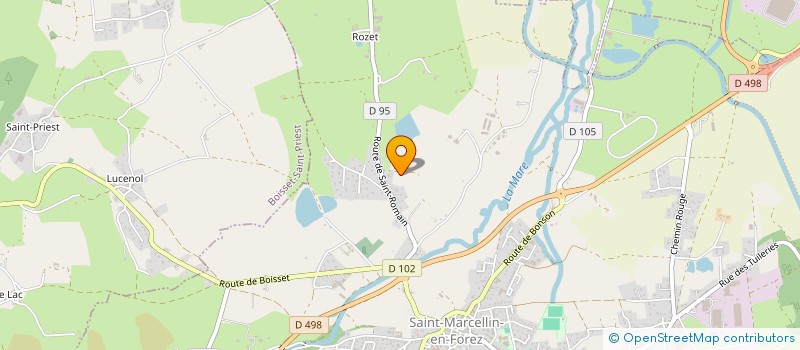 localisation de l'entreprise MONSIEUR PIERRE DELLINGER  SAINT-MARCELLIN-EN-FOREZ