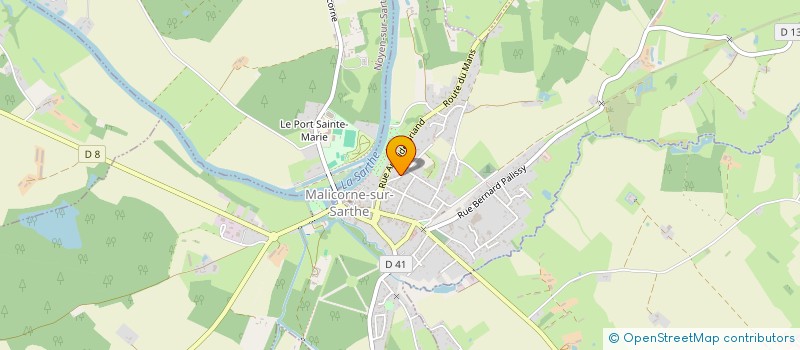localisation de l'entreprise MONSIEUR PIERRE DELORT à MALICORNE-SUR-SARTHE